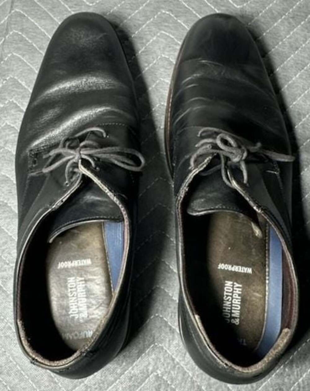 Johnston & Murphy Waterproof Leather Oxford Shoes Men's Size 12